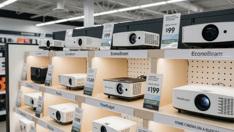 Vidéoprojecteur pas cher YABER V10 en utilisation